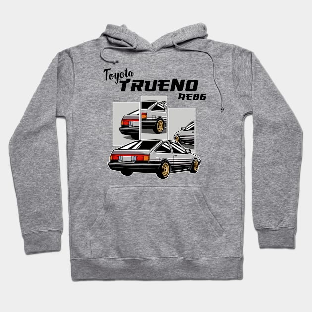 Toyota Trueno AE 86 Hoodie by mirailecs